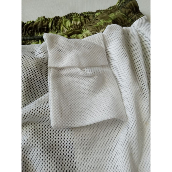 Sand N Sun Shades of Green Tropical Palm Tree Print Swim Trunks Men's 32 Waist - Picture 11 of 12